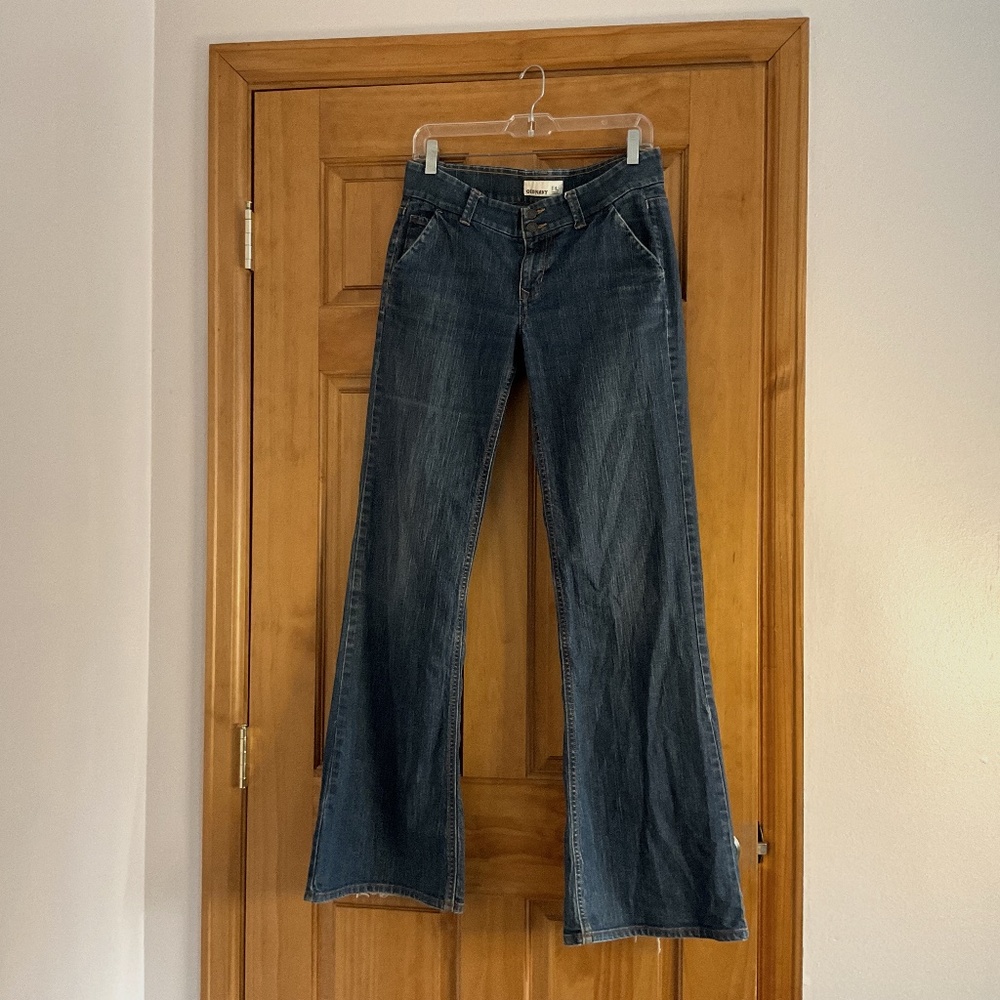 Vintage Old Navy, Wide Leg, Bell Bottom Trouser Jeans, SZ 4 Long